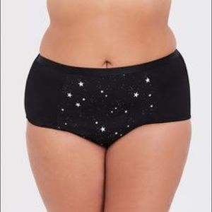Black & White Star Microfiber 360° Smoothing Brief